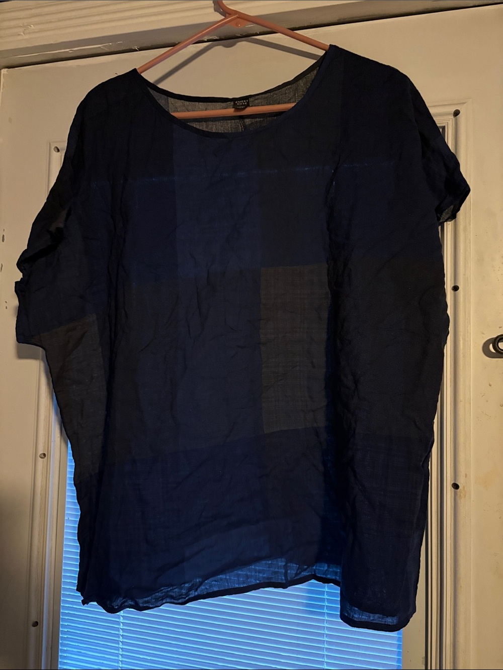 Lightweight Navy Short-Sleeve women’s Shirt